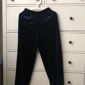 Uniqlo Velour Wide Leg Pants